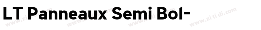 LT Panneaux Semi Bol字体转换